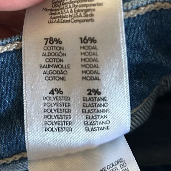 MOTHER denim barrel jean the curbside cargo flood in opposites attract size 23 - Picture 10 of 11